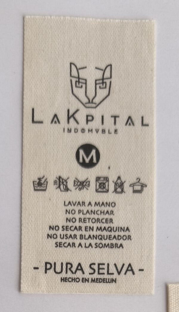 Marquillas hiladillo estampada